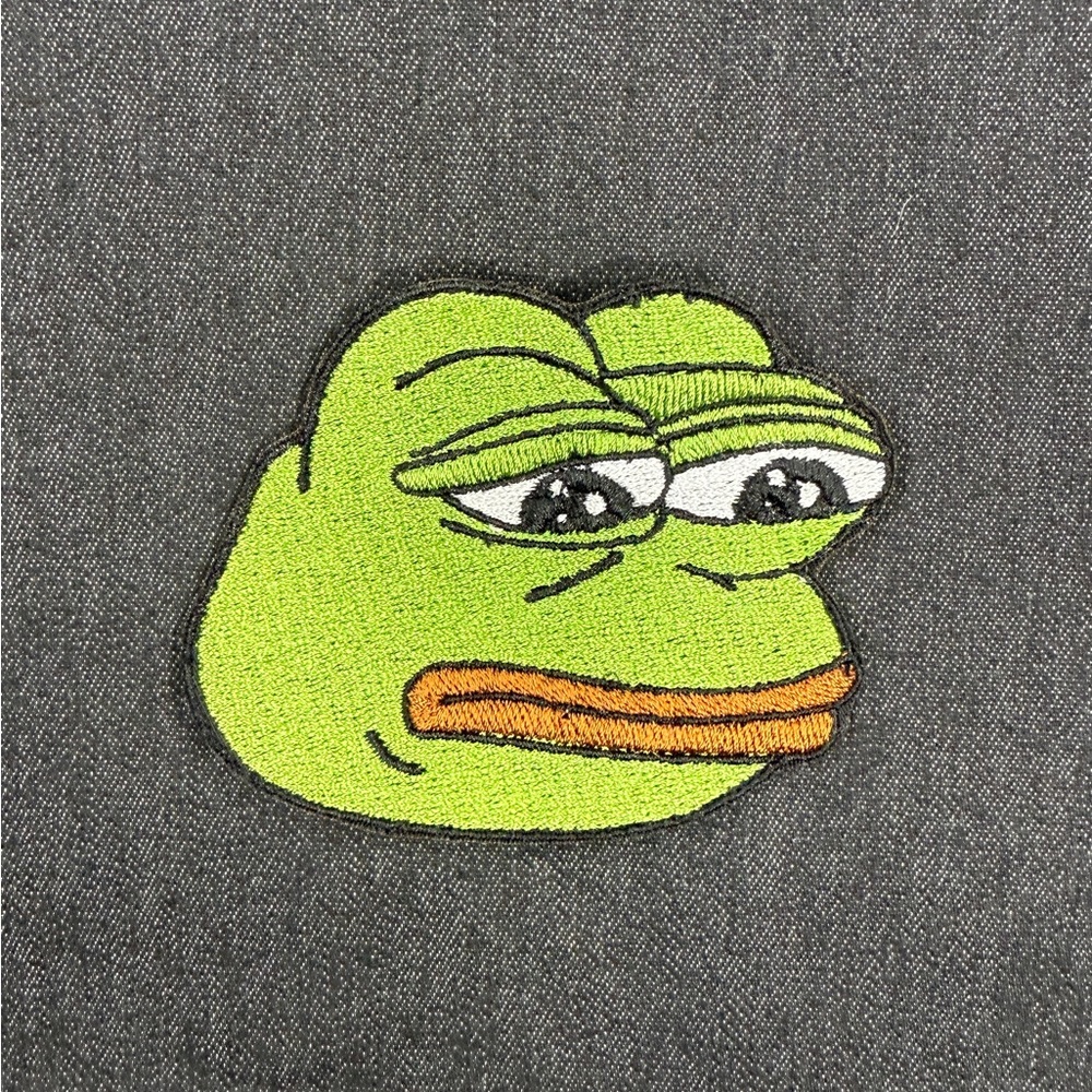 ✨4/$15✨Sad Pepe Meme Embroidered Patch